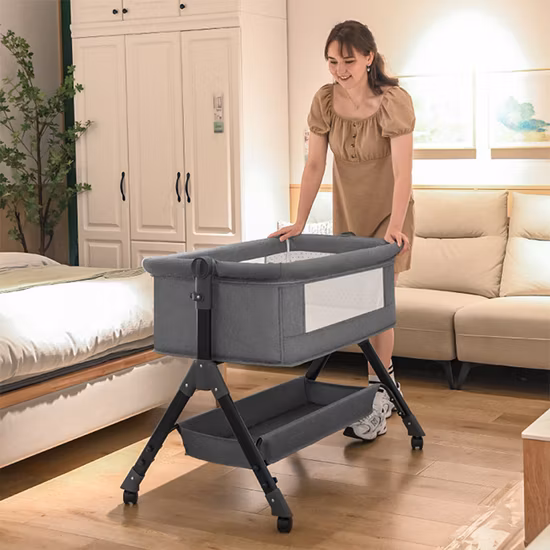 Cunas cómodas para bebés, moisés agitador, cuna para cama para niños pequeños, cuna para viajes