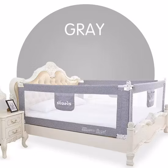 Barrera plegable para cama de bebé, barrera para cama, valla para proteger al bebé