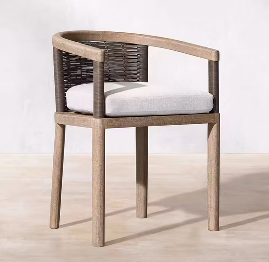 Balcón Mesa Silla Mesa de té Interior Ocio Patio al aire libre Silla de ratán Muebles