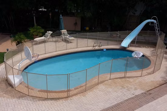 Cercas de aluminio para niños de la puerta del bebé de la cerca de la piscina de la seguridad de la seguridad de alta calidad