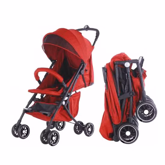 Cochecito de bebé plegable para niños ligero con sistema de viaje