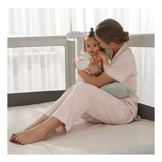 Valla de parachoques para cama de bebé, puerta de seguridad, barrera para cama, barrera de seguridad para cuna, valla de parachoques, barandilla para niños, parque infantil seguro